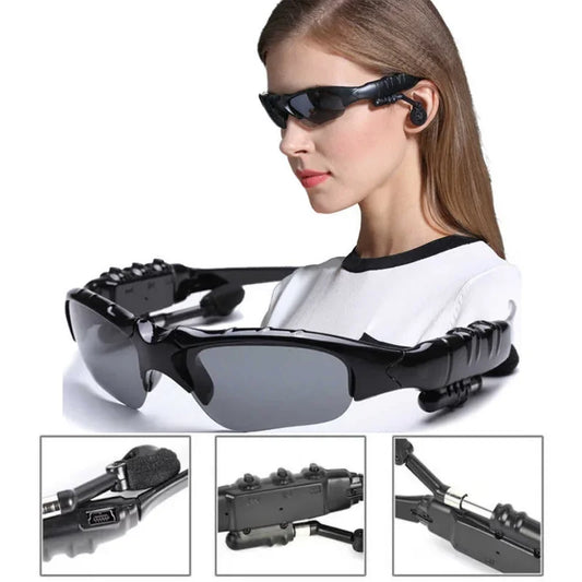 Sport Stereo Wireless Bluetooth Headset Telephone Driving Sunglasses/mp3 Riding Eyes Glasses with Colorful Sun Lens Headphones